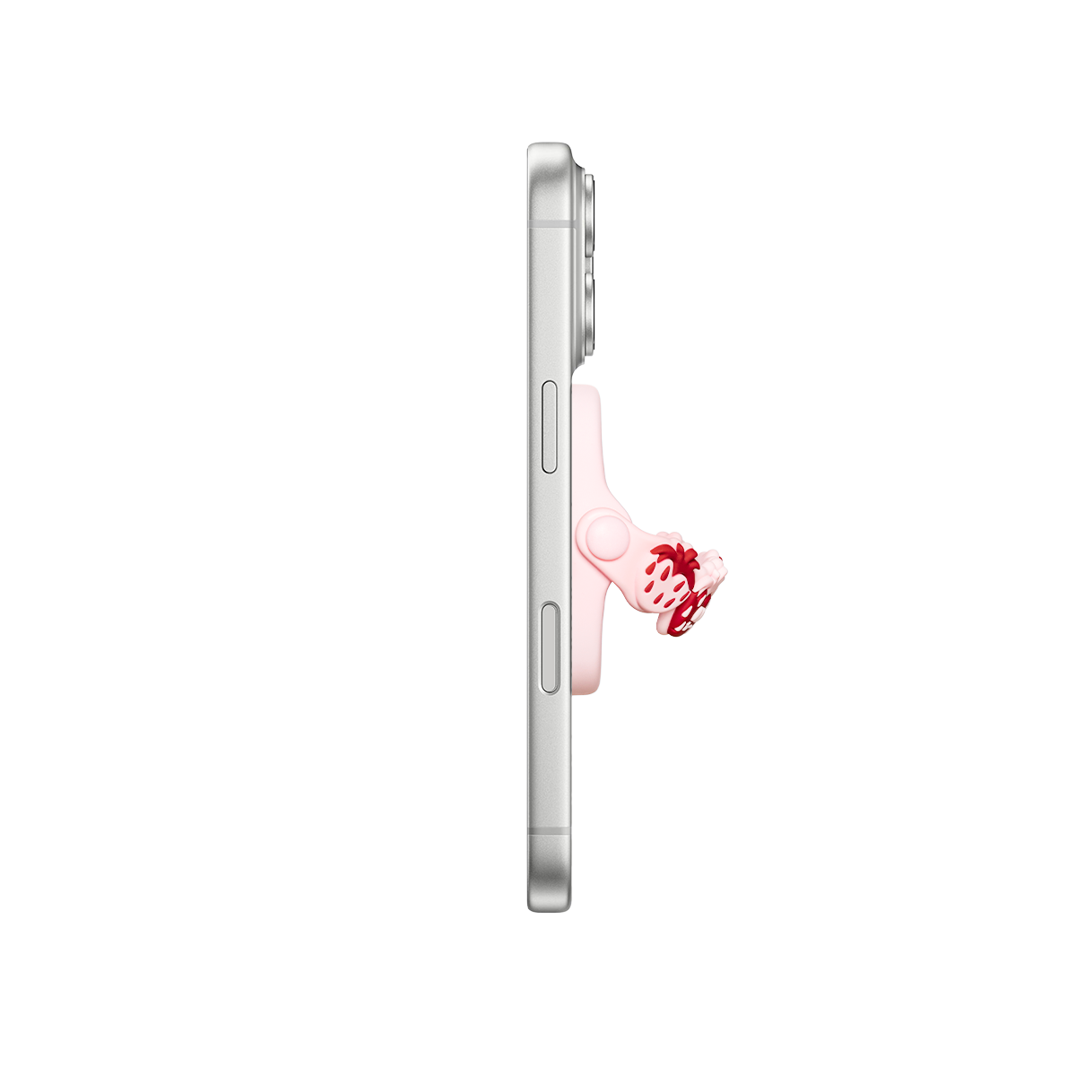 Snappy Loop Grip MagSafe Compatible - Pink Strawberries