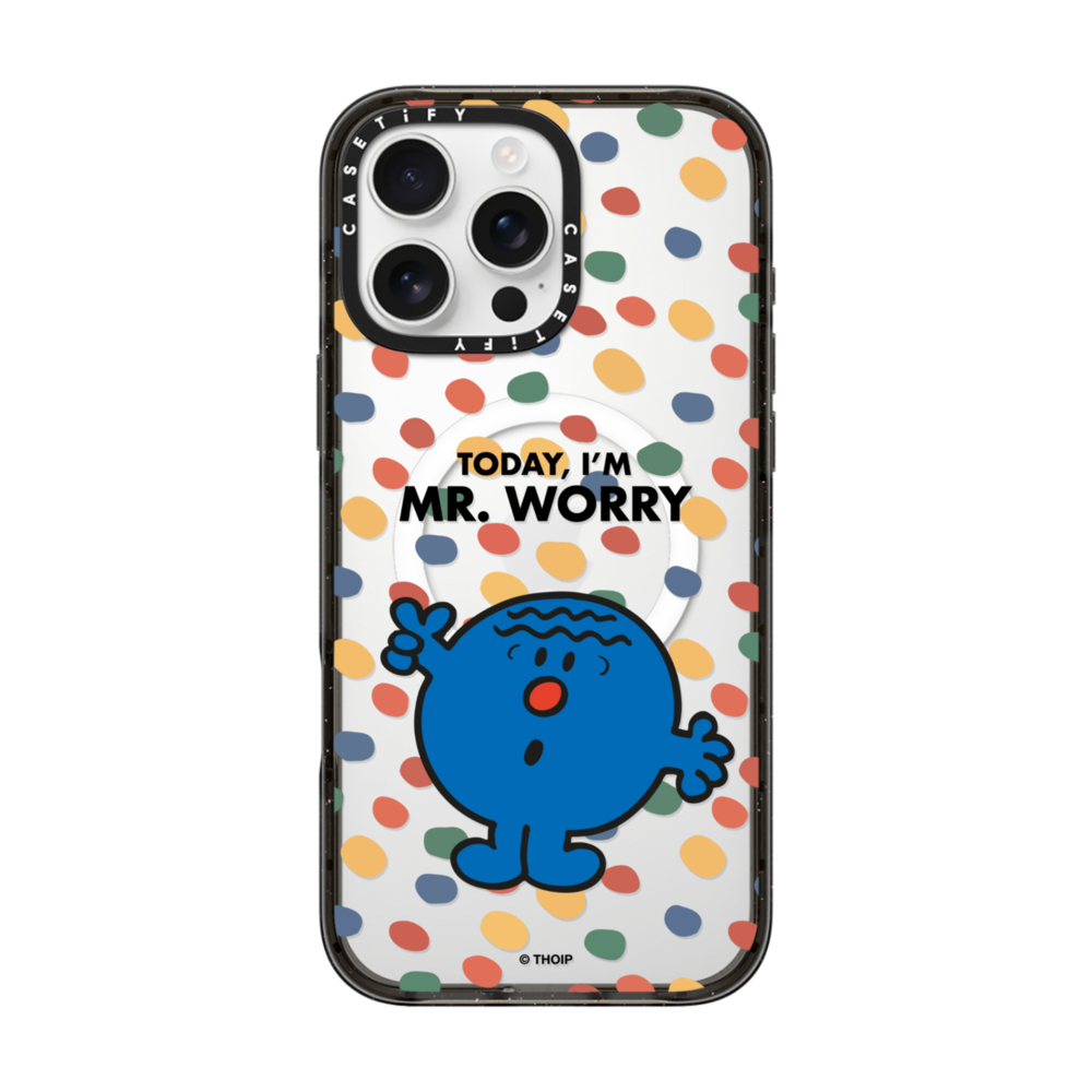 Mr. Men Little Miss Under the Weather Special Set - iPhone 16 Pro Max Magsafe Impact + AirPods Pro/Pro 2 Bounce Case + Grip Stand