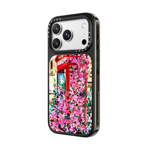 London in Bloom | iPhone 18 Pro Max / Impact Case MagSafe Compatible - Glossy / Glossy Black | Image 2