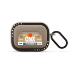 Airport Luggage Tag - Issue 2 - CNX | AirPods Pro 2 / Earbuds Bounce Case / Matte Taupe | Image 1
