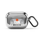 Airport Luggage Tag - Issue 2 - CGN | AirPods Pro 2 / Earbuds Mirror Case / Silver | Image 1