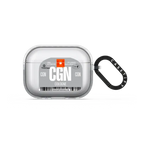 Airport Luggage Tag - Issue 2 - CGN | AirPods Pro 3 / Earbuds Impact Case / Frost | Image 1