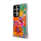 EttaVee Watercolor Fleurs | Galaxy S24 Ultra / Impact Clear Case / Clear | Image 2