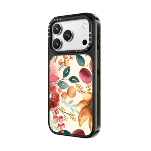 Ivory Vintage Posh Android case | iPhone 18 Pro Max / Impact Case MagSafe Compatible - Glossy / Glossy Black | Image 2
