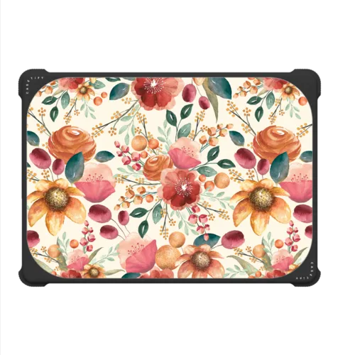 Ivory Vintage Posh MacBook case | MacBook Pro 14-inch (M1 - M5) / MacBook Bounce Case / Black | Image 2