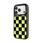 Yin Yang Check Mate - Neon Green