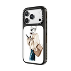 Girl and coffee | iPhone 18 Pro Max / Impact Case MagSafe Compatible - Glossy / Glossy Black | Image 2