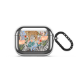 Moody Jungle Airpods Case by ploypisut | AirPods Pro 3 / Earbuds Mirror Case / Silver | Image 1