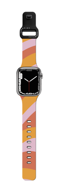 Coral Waves by Oh So Graceful | Apple Watch Series 7-9 (45mm) / Impact Band / Black | Image 1
