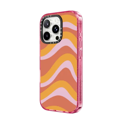Coral Waves by Oh So Graceful | iPhone 16 Pro Max / Impact Case MagSafe Compatible / Pink Fizz | Image 2