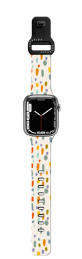 Grass is Greener Dots by Oh So Graceful | Apple Watch Series 7-9 (45mm) / Impact Band / Black | Image 1