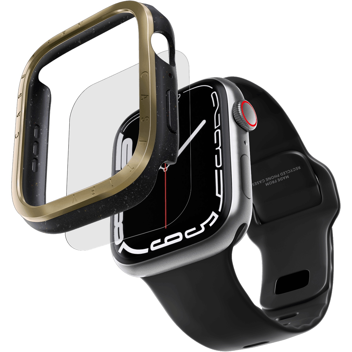 Apple Watch Metallic Impact Case with Screen Protector 41mm - Gold