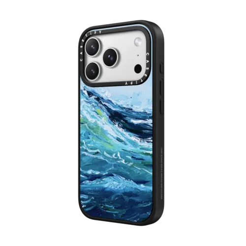 Tide Iphone Case By Ann Upton | iPhone 17 Pro Max / Impact Case MagSafe Compatible / Matte Black | Image 2