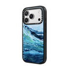 Tide Iphone Case By Ann Upton | iPhone 17 Pro Max / Impact Case MagSafe Compatible / Matte Black | Image 2