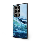 Tide Iphone Case By Ann Upton | Galaxy S24 Ultra / Impact Case / Matte Black | Image 2