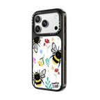 Bees In Love | iPhone 18 Pro Max / Impact Case MagSafe Compatible - Glossy / Glossy Black | Image 2