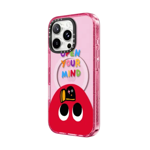 Open Your Mind | iPhone 16 Pro Max / Impact Case MagSafe Compatible / Pink Fizz | Image 2