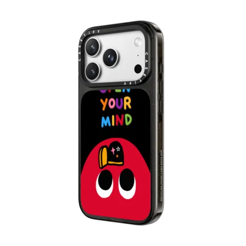 Open Your Mind | iPhone 18 Pro Max / Impact Case MagSafe Compatible - Glossy / Glossy Black | Image 2