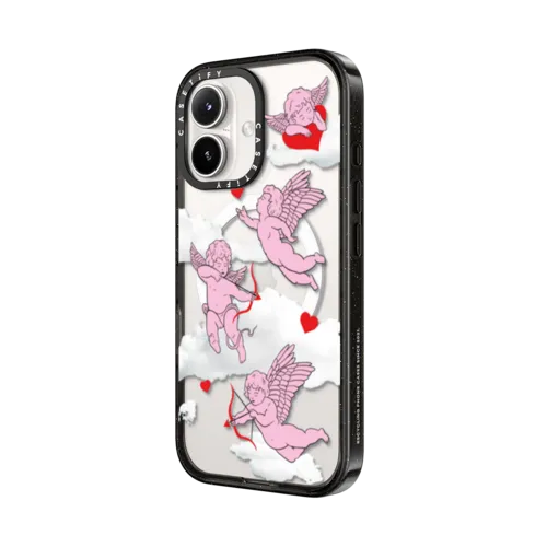 CHERUB ANGELS | iPhone 16 / Impact Case MagSafe Compatible / Black | Image 2