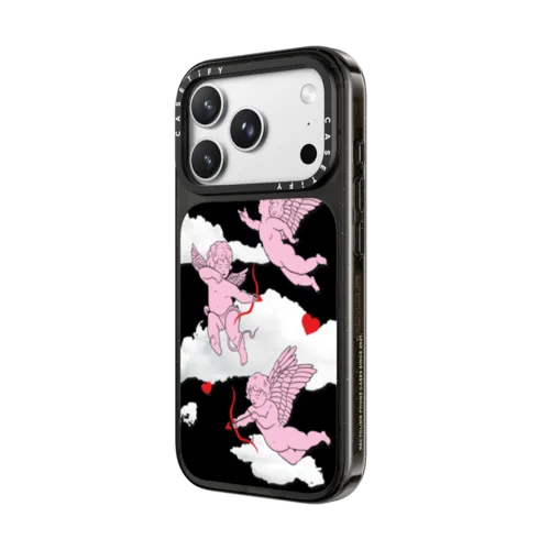 CHERUB ANGELS | iPhone 18 Pro / Impact Case MagSafe Compatible - Glossy / Glossy Black | Image 2