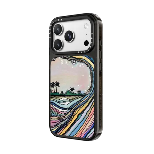 Waikiki Sunset Iphone Case by Ann Upton | iPhone 18 Pro Max / Impact Case MagSafe Compatible - Glossy / Glossy Black | Image 2