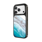 Bahama Beach Transparent Iphone Case By Ann Upton | iPhone 18 Pro Max / Impact Case MagSafe Compatible - Glossy / Glossy Black | Image 2