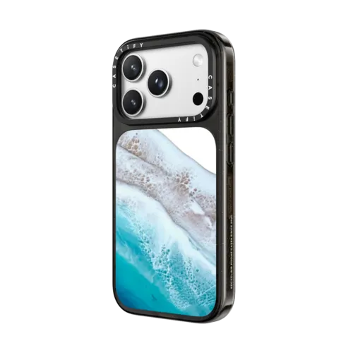 Bahama Beach Transparent Iphone Case By Ann Upton | iPhone 18 Pro / Impact Case MagSafe Compatible - Glossy / Glossy Black | Image 2