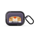 Airport Luggage Tag - Issue 2 - DXB | AirPods Pro 2 / Earbuds Bounce Case / Matte Deep Purple | Image 1