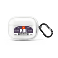 Airport Luggage Tag - Issue 2 - KUL | AirPods Pro 2 / Earbuds Impact Case / Frost | Image 1