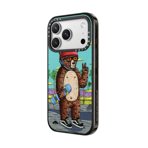 Bear the Bear Phone Case | iPhone 17 Pro Max / Impact Case MagSafe Compatible / Black | Image 2