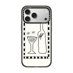 Wine Eyes | iPhone 17 Pro Max / Impact Case MagSafe Compatible / Black | Image 1