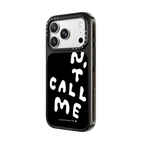 Stefan Marx- Don't Call Me (Black) | iPhone 18 Pro Max / Impact Case MagSafe Compatible - Glossy / Glossy Black | Image 2