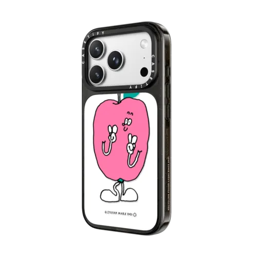 Stefan Marx- Apple (Black Outline) | iPhone 18 Pro Max / Impact Case MagSafe Compatible - Glossy / Glossy Black | Image 2
