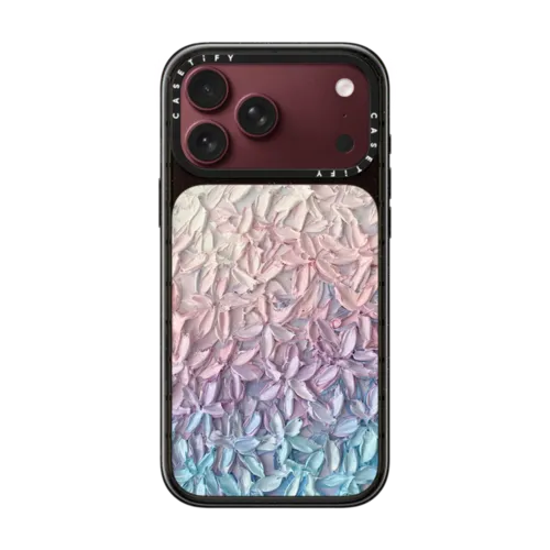 Cherry Blossom Gradient | iPhone 18 Pro Max / Impact Case MagSafe Compatible - Glossy / Glossy Black | Image 1