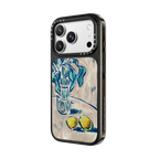 Lemons + Buds by Jimmy Thompson | iPhone 18 Pro Max / Impact Case MagSafe Compatible - Glossy / Glossy Black | Image 2
