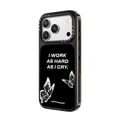 Cry Babe-y | iPhone 18 Pro Max / Impact Case MagSafe Compatible - Glossy / Glossy Black | Image 2
