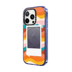 Warm Waves with Polaroid Opening by Oh So Graceful | iPhone 16 Pro Max / Impact Case MagSafe Compatible / Glitter Indigo | Image 2