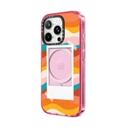 Warm Waves with Polaroid Opening by Oh So Graceful | iPhone 16 Pro Max / Impact Case MagSafe Compatible / Pink Fizz | Image 2