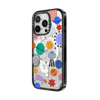 SPACE by Daria Solak Illustrations | iPhone 16 Pro / Impact Case MagSafe Compatible / Black | Image 2
