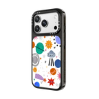 SPACE by Daria Solak Illustrations | iPhone 18 Pro / Impact Case MagSafe Compatible - Glossy / Glossy Black | Image 2