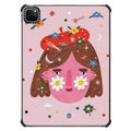 COSMIC GIRL  by Daria Solak Illustrations | iPad Pro 11-inch (3rd/4th gen) / iPad Impact Case / Black | Image 1
