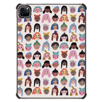 GIRLS  by Daria Solak Illustrations | iPad Pro 11-inch (3rd/4th gen) / iPad Impact Case / Black | Image 1