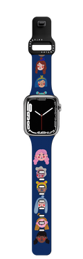 GIRLS by Daria Solak Illustrations | Apple Watch Series 7-9 (45mm) / Impact Band / Black | Image 1