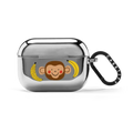 MONKEY by Daria Solak Illustrations | AirPods Pro 2 / Earbuds Mirror Case / Silver | Image 1