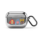 GIRLS by Daria Solak Illustrations | AirPods Pro 2 / Earbuds Mirror Case / Silver | Image 1