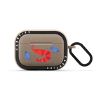 SHRIMP by Daria Solak Illustrations | AirPods Pro 2 / Earbuds Bounce Case / Matte Taupe | Image 1
