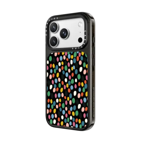 DOTS by Daria Solak Illustrations | iPhone 18 Pro Max / Impact Case MagSafe Compatible - Glossy / Glossy Black | Image 2
