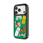 Dog Park iPhone Case by Tess Smith-Roberts | iPhone 18 Pro Max / Impact Case MagSafe Compatible - Glossy / Glossy Black | Image 2