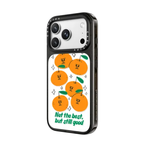 Not The Best iPhone Case by Tess Smith-Roberts | iPhone 18 Pro Max / Impact Case MagSafe Compatible - Glossy / Glossy Black | Image 2