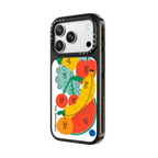 Fruit Salad iPhone Case by Tess Smith-Roberts | iPhone 18 Pro Max / Impact Case MagSafe Compatible - Glossy / Glossy Black | Image 2